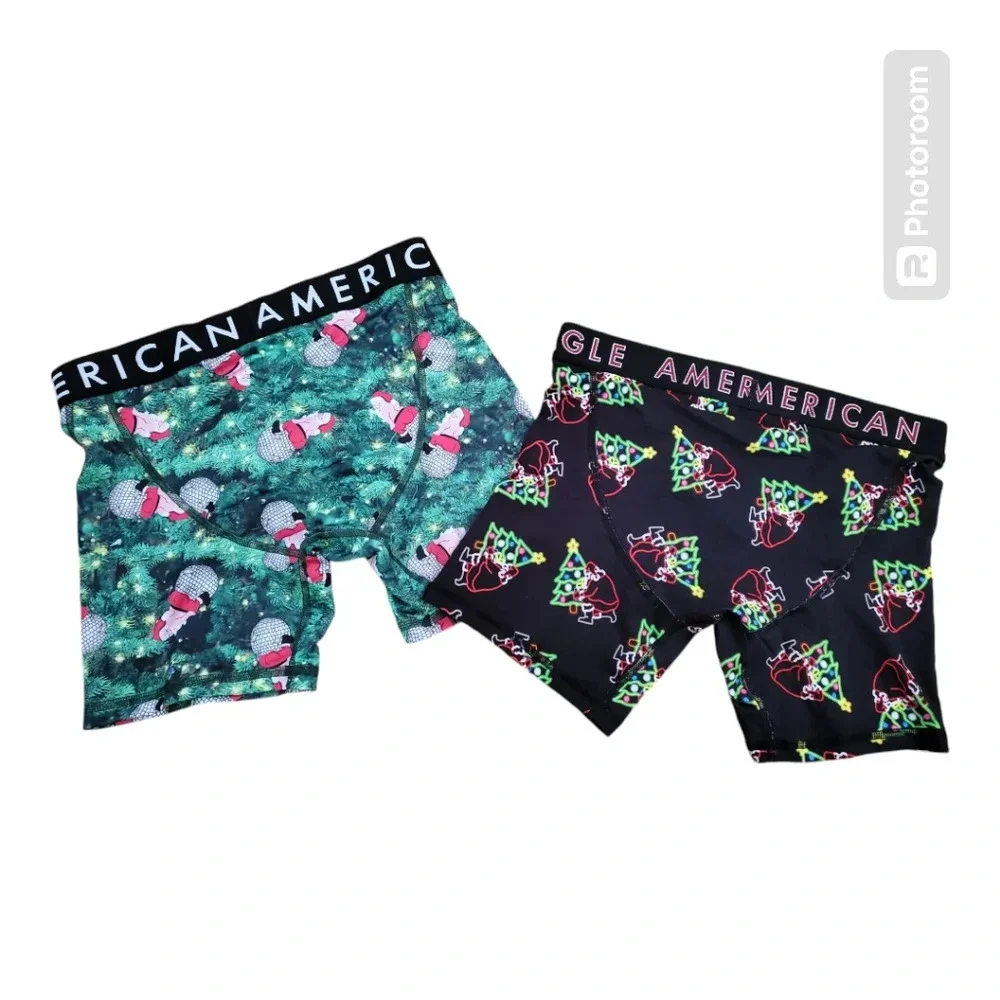 American‎ eagle Christmas boxer briefs 2pk